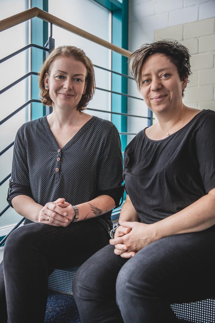 Geschäftsführerinnen Nadine Reuschel und Kristin Kodaneck